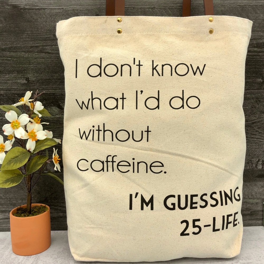 Funny Tote Bag, Canvas Bag, Heavy Weight Shoulder